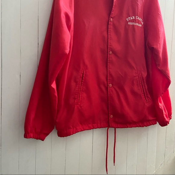 Vintage red Coaches jacket from Star Castle Restaurant - Picture 4 of 9
